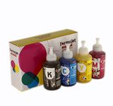 Formujet Sublimation Ink DTP SUB Compatible for Epson Printer L100, L120, L130, L200, L210, L220, L230, L300, L310, L350, L355, L360, L361, L365, L385, L455, L485, L550, L565, L605, L655, L1300, L1455 for Heat Transfer Printing on Ceramics and Clothes (4 Color X 100 gm CYMK)