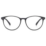 Roshfort Unisex Round Shape Spectacle Eyeglasses Frame Black Eyewear (Black)