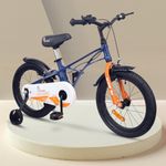 R for Rabbit Tiny Toes Ryder 16T Bicycle for Kids Magnesium Frame Cycle for 4 to 7 Years Baby Boys & Girls of Upto 40 Kgs Weight Capacity - 90% Installed with 6 Month Warranty (Blue Orange)