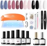 Modelones Gel Nail Polish Kit with 