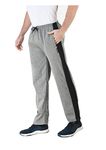 IndiWeaves Men Solid Side Patta Fleece Warm Track Pants/Lower for Winter (Pack of 1) Grey