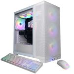 CyberPowerPC Gamer Supreme Gaming PC, AMD Ryzen 9 7900X 4.7GHz, GeForce RTX 5060 Ti 8GB, 16GB DDR5, 1TB PCIe 4.0 SSD, WiFi Ready & Windows 11 Home (SLC9600A)