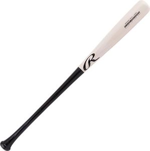 Rawlings Player Preferred 271 Ash Wood Baseball Bat, 33 inch, Black/White (271RAB-33)