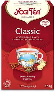 Yogi Tea, Classic, Organic Spice and Herbal Tea, Caffeine Free, Blend of Cinnamon, Cardamom and Ginger, 6 Packs x 17 Tea Bags (102 Teabags Total)