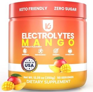 Keppi Keto Hydration Electrolytes - Mango - Electrolyte Powder no Sugar - Sips Like Sunshine - Keto Electrolytes Powder - Electrolytes Powder Sugar Free - Electrolytes Powder