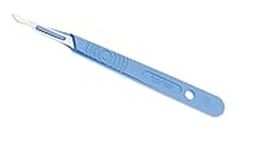 Swann-Morton 505 Disposable Scalpel Sterile with Handle, No 15, Pack of 10