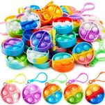 JOYIN Round Pop Fidget Keychain Min