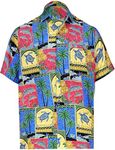 LA Leela Men's Summer Beach Shirts 