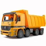 15" Oversized Friction Dump Truck Construction Vehicle Toy for Kids