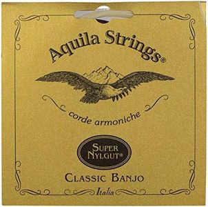 Aquila New Nylgut AQ-2B Banjo Strings – Light Tension DBGDG - Set of 5 (4th Red Series String)