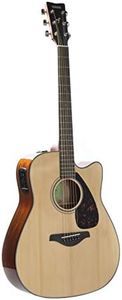 Yamaha FGX800C Natural Electric Acoustic Guitar