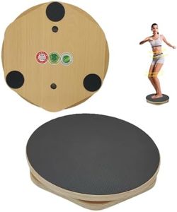 Mirotuz Ab Twister Board for Exercise,12 inch Waist Twisting Disc,Wood Waist Twisting Disc,Full Body Toning Workout,for Slimming and Strengthening Abdominal & Stomach Exercise Equipment