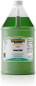 Hawaiian Shaved Ice Syrup, Lemon-Lime, Gallon