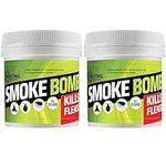 Insectokil Flea Bombs For The Home (11.5g x 2) Large Flea Treatment Smoke Bombs with 120sqm Coverage! 3 Times Larger Than Mini Flea Killer Smoke Bombs