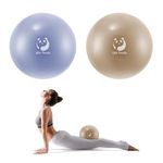 Slim Panda Pilates Ball 2 Pcs, 9 Inch Small Exercise Ball, Therapy Ball, Core Ball, Mini Yoga Ball for Pilates, Balance, Stability, Workout, Core Training and Physical Therapy