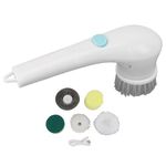 Handheld Electric Cleanings Brush, Multifunctional Heads Cordless Handheld Scrubber, Heads Cordless Handheld Scrubber with 5 Replacement Brush