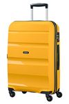 American Tourister Bon Air - Spinner Medium Suitcase, 66 cm, 57.5 liters, Yellow (Light Yellow)