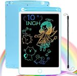 Toys for 3-8 Year Old Boys Girls, ScriMemo Magnetic Drawing Board 10-Inch Doodle Board Kids Portable Drawing Tablets Colorful Sketch Pad Erasable Doodles Notepad Gifts for Ages 3+ (Blue)