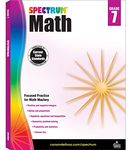 Spectrum 7th Grade Math Workbooks, Ages 12 to 13, 7th Grade Math, Algebra, Probability, Statistics, Ratios, Positive and Negative Integers, and Geometry Workbook - 160 Pages (Volume 8)