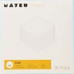 Mayku Cast Sheets for The Mayku FormBox: Desktop Vacuum Former | Create Prototypes, Molds and Casts from Your Workplace | Bring Ideas to Life | Transparent Food-Safe Sheets - 0.5mm - 30 Pack