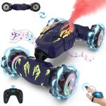 Nitigo Gesture RC Car Hand Controlled Rc Car Toys for Boys Girls 6-12, 2.4GHz 360° Rotation 4WD Gesture Sensing Rc Stunt Car with Light & Music & Spray, Birthday Gifts for Kids