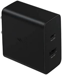 Samsung Original 35W Dual Port, Type-C & USB-A, Fast Charger (Cable not Included), Black