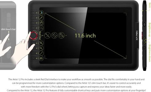 XPPen Artist 15.6 Pro Drawing Tablet – 15.6" Graphics Display