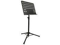 Kabalo Heavy Duty Metal Adjustable Folding Tripod Sheet Music Stand in Black