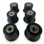 TreadLife Fitness Trolley Seat Rail Rollers (6 x Wheels) - Replacement for Various Bowflex Gyms (Models Listed)