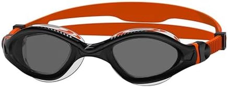 Zoggs Tiger Adult Swimming Goggles, UV protection swim goggles, Quick Adjust Comfort Goggle Straps, Fog Free Swim Goggle Lenses, Zoggs Liquid Skin Flexibility & Fit, Maxium UV Protection