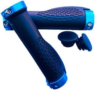 Wavva® Bike Cycle Only Quality Material Handle Grip with Lockable Mountain Rubber Hand Grips Handlebar Grip.