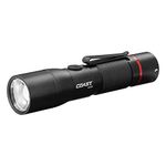 Coast HX5R 620 Lumen Rechargeable LED Flashlight with Slide Focus and CR123 Compatible, Batteries Included