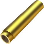 BELLE VOUS Gold Self Adhesive Vinyl Roll - 30cm x 3m / 12 inches x 10 feet - Permanent Wrap for Arts and Crafts Signs Scrapbooking Silhouette Cameo Die Cutters and Vehicle Decals