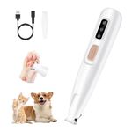 Mcbazel Cordless Dog Paw Trimmer with LED Light, Quiet Precision Pet Grooming Kit for Dogs and Cats, Electric Hair Clipper Pet Shaver for Paws, Face, Ears and Sensitive Areas