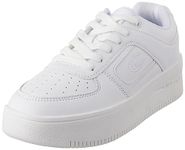 Champion Women's Foul Play Platform Bs Sneakers, Bianco Ww007, 6 UK