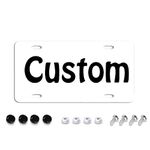 Custom Front License Plate Personalized Front Of Car With Image Text Customized Front License Plate Designs Custom Auto Car Tags Custom Vanity Plate (6 X 12 Inch)