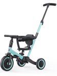newyoo Trike for 1-3 Year Old, Toddler Bike, Baby Balance Bike with Parent Handle, Birthday Gift & Ride-On Toy for Boy & Girl, 5 in 1 Kids Tricycle,Baby Bike with Safety Guard, TR008, Blue