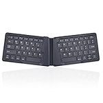 Perixx PERIBOARD-805 Ergo, Wireless Foldable Ergonomic Bluetooth Keyboard - Ultra-Thin X Type Keys - Compatible with iOS, Android, or Windows Smartphone, Tablet, or Laptops - US English