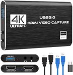 4K HDMI Capture Card for Streaming,