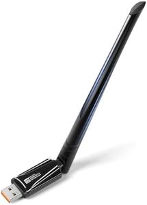 INTELBRAS 2-in-1 USB Bluetooth WiFi Adapter, AX900 WiFi 6 + Bluetooth 5.4, Dual-Band 2.4GHz/5GHz with 5dBi High-Gain Antenna, Compatible with Windows 7/10/11 (WiFi), Windows 10/11 (Bluetooth)