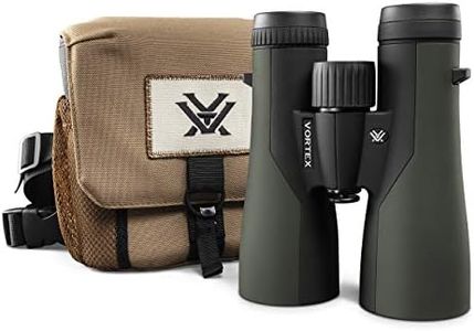 Vortex Optics Crossfire HD 10x50 Binoculars - HD Optical System, Tripod Adaptable, Rubber Armor, Waterproof, Fogproof, Shockproof, Included GlassPak - Unlimited, Unconditional Warranty