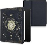 kwmobile Case Compatible with Amazon Kindle Oasis 10. Generation Case - eReader Cover - Tarot Card Dark Blue/Yellow/Black