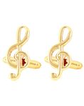 Peluche Symbol of Music Cufflinks for Men