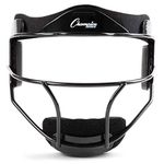 Champion Sports FMYBK Softball Fielder's Face Mask, Black