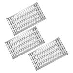 Clivimi 18 5/8" Stainless Steel Grill Heat Plates Shield Flame Tamer Ceramic Rod Complete DCS Radiant Tray BBQ Gas Grill Replacement Parts for 27DBQR, BGA48-BQARL, 36EBQAR, BGA27-BQR, BGA36-BQARL