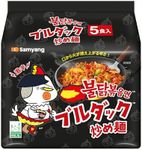 Samyang Buldak Hot Chicken Flavor Ramen 140 g (5 Pieces)