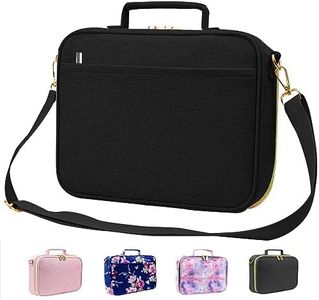 ATDIAG Bible Cover for Women,Carrying Book Case Church Bag Bible Protective with Handle and Zippered Pocket Adjustable Shoulder Strap,Gift for Women Men Girls Kids
