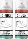 HitlineUK Shoe Protector Spray 2 x 300 ML - long lasting Waterproof and stain protection, Waterproof Spray to Protect Shoes