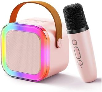 My Daily Cart - Kids Karaoke Machine with Wireless Mic | Fun LED Lights, Voice Changer, Portable Bluetooth Speaker for Ages 3 to 12 | Ideal Birthday and Christmas Present