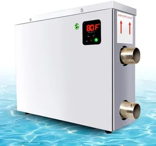STPFFOT Electric Pool Heater 11KW 220V, Swimming Pool Heaters for Inground & Above Ground Pools with Digital Touch Screen, Water Thermostat Hot Tub Pool Warmer